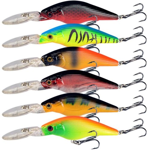 6pcs esche pesca - da, 9cm