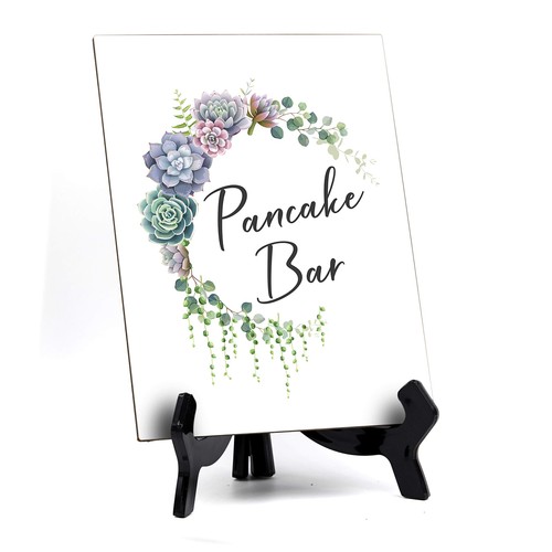 Insegna tavolo pancake bar - da,