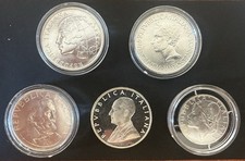 ITALIA - LOTTO  MONETE  ARGENTO - Non Circolate - 500 Lire e 200 Lire