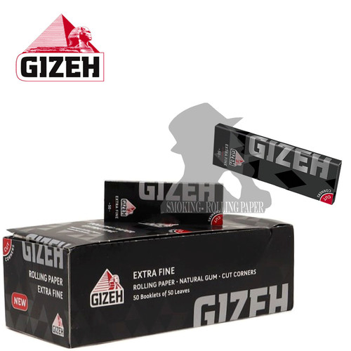 Cartine gizeh nero - extra, fine