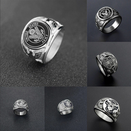 Anello militare usa united - anello,