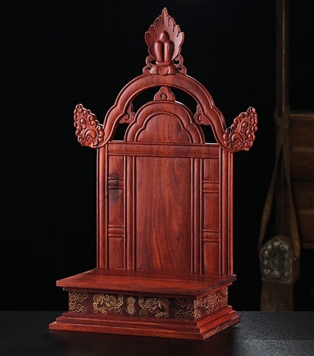 Rosewood buddhist altar - buddhist,