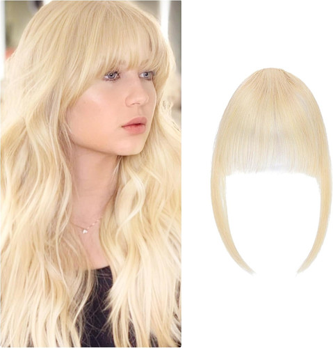 Frangia clip capelli veri - clip,