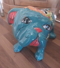 painted ceramic pug - frenchy