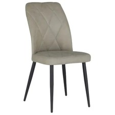 Set 4 Sedie in Pelle Tortora