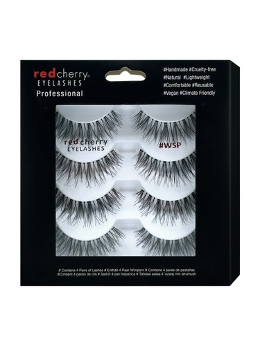 Red cherry ciglia - ciglia, capelli