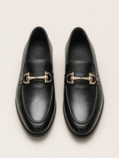 Mocassini uomo pelle nera