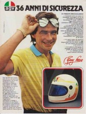 advertising Pubblicità brochure-CASCHI MOTO AGV X-3000 '83-HELMETS VINTAGE EPOCA