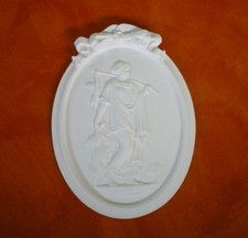 BASSORILIEVO IN GESSO BIANCO