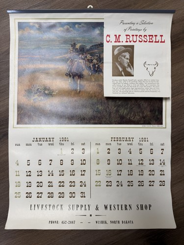 Calendario charles russell - charles,