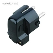 Spina Schuko 90 Gradi Piatta