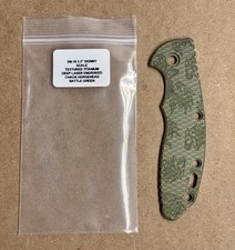 Rick Hinderer XM 18 3.5 Skinny Textured Ti Deep Laser Chaos HorseH Battle Green