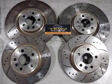 Set 4 Dischi Freno Baffati Forati Land Rover Discovery Sport Jaguar E-pace