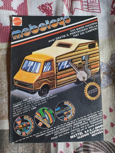 Mebetoys fiat 242 camper - mebetoys,