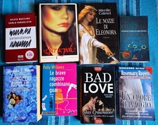 Lotto stock 8 romanzi rosa/narrativa sentimentale autori vari