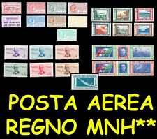 Italia Regno POSTA AEREA Tutte le emissioni MNH ** Integre perfette 