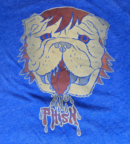Phish bull dog camicia - phish,