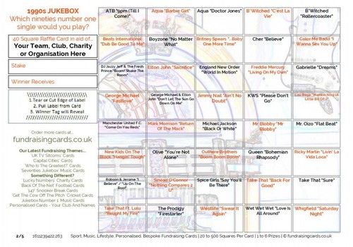 Carte raccolta fondi - , musica
