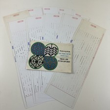 Toyota Schede Punzonatrici