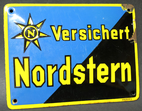 Vecchio nordstern insegna - nordstern,