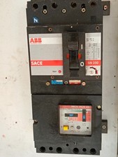 INTERRUTTORE AUTOMATICO SACE SN250 DIFFERENZIALE SACE RCS25 SCATOLATO REGOLABILE