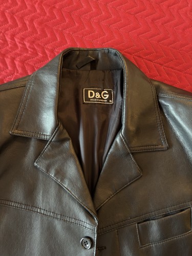 Giacca pelle nera dolce - di,