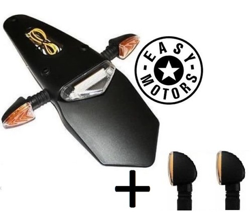 Portatarga con luce stop led