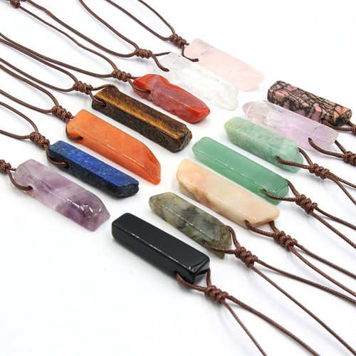 Collana reiki ciondolo pietra - collana,