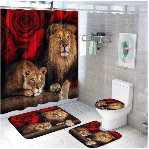 Set tenda doccia - tenda, leone