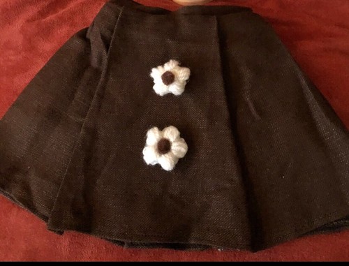 Moda bambola gonna - bambola,, lino