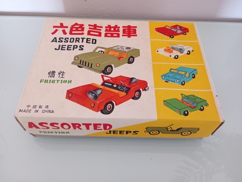 Giocattolo latta jeep a - in,