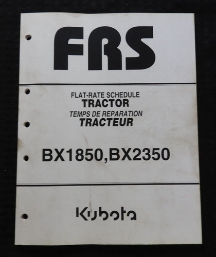 Originale kubota bx1850 - originale, bx2350