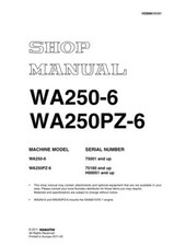 Komatsu WA250-6, WA250PZ-6