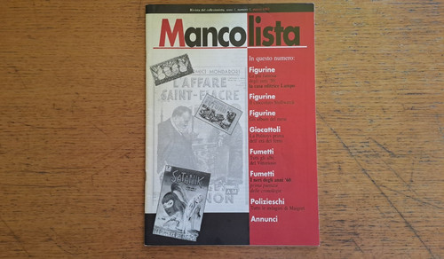 Mancolista anno 1 - n.1, marzo
