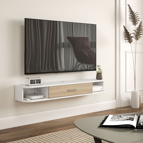 Mobile sospeso legno - tv,