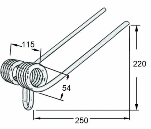 Dente seminatrice posteriore - dente,