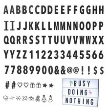 Lettere luminose decorative e