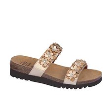 Dr.Scholl LETIZIA ciabatte DONNA strappo regolabili Bioprint fiori decorazione