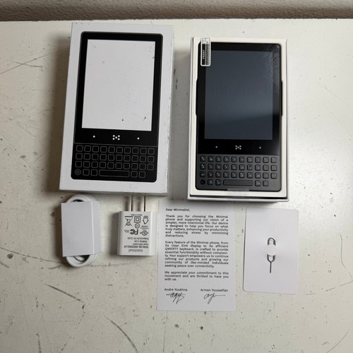 Minimal phone mp01 onyx - phone,