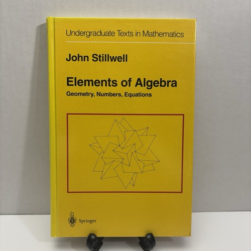 Elements algebra geometry - elements,