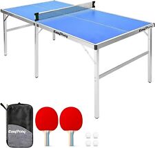 Tavolo da Ping Pong Pieghevole 182x91cm Qualità Premium Alluminio Kit Completo
