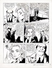 CORRADO ROI - Tavola originale Dylan Dog Speciale n.4 "Mefistofele" p.14