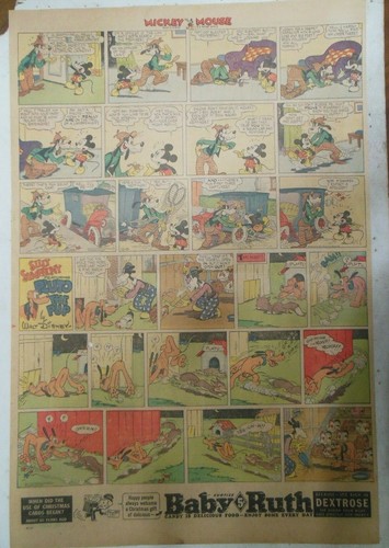 Topolino plutone sunday page - topolino,