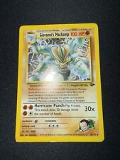 Giovanni's Machamp 6/132 Gym Challenge Near Mint EXCELENT holo  Carte Pokemon
