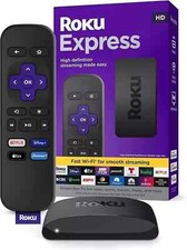 Lettore Streaming Roku Express HD TV 1080p con Telecomando Standard (no comandi TV)