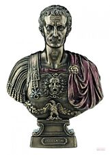 STATUA/SCULTURA/BUSTO IN RESINA BRONZATA"GIULIO CESARE "