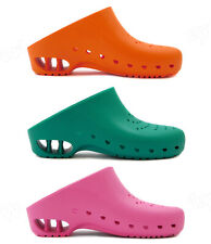 Zoccoli Clogs Gomma Sandali Infermieri Medici Estetisti con Fori Autoclavabili