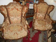 Coppia di poltrone bergere