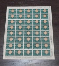  Fogli N°2 francobolli poste