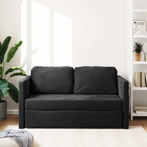 Divano letto 122cm - , velluto